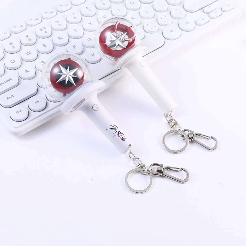 【Shop with Confidence】 【Top selling Idol stray kids Lightstick keyring SKZ mini glow keychain pendant stay gift