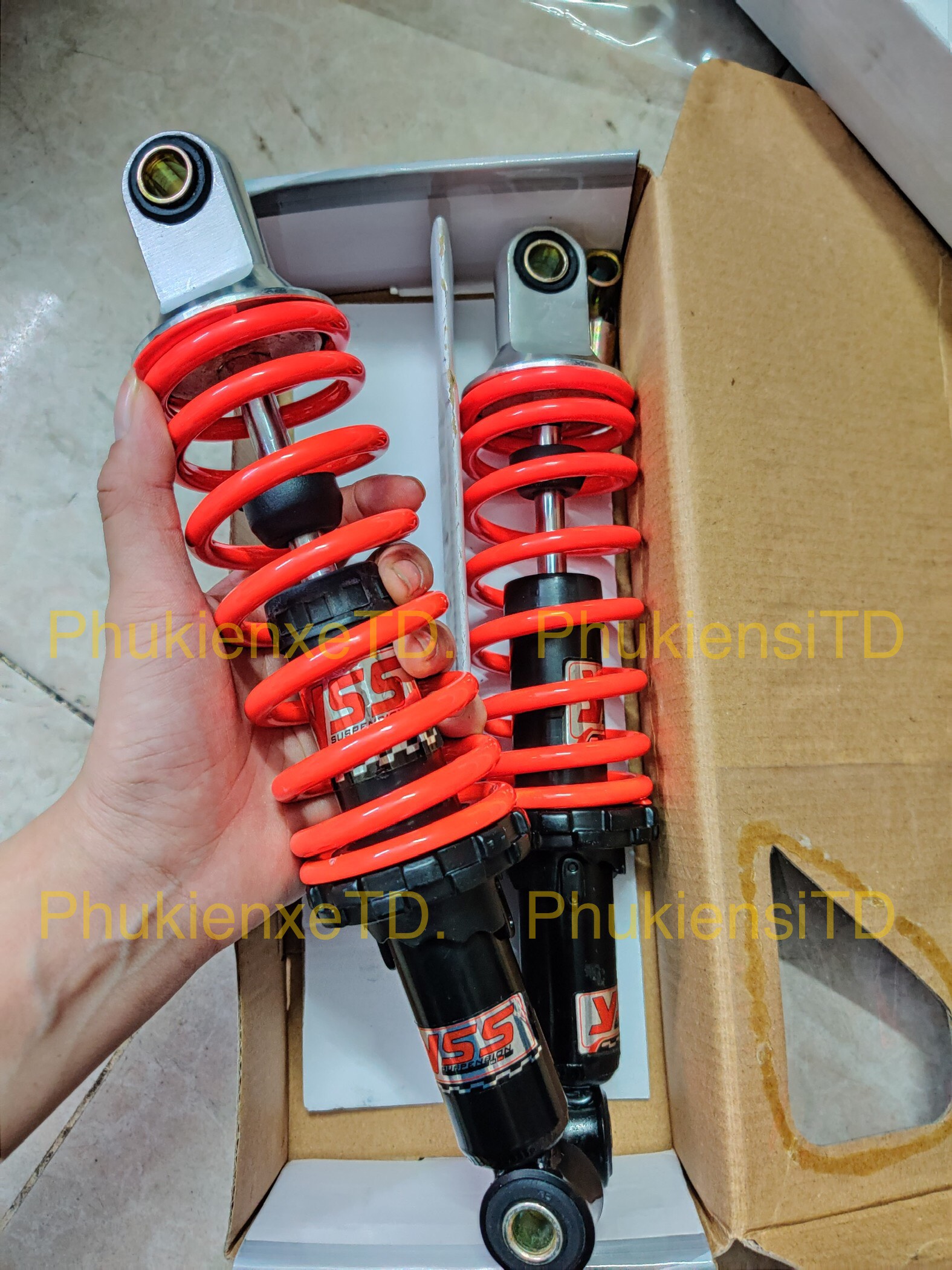 Phuộc Yss lắp Dr Wave Sirius Jupiter Taurus Cub Galaxy Magic Elegant Axelo Future