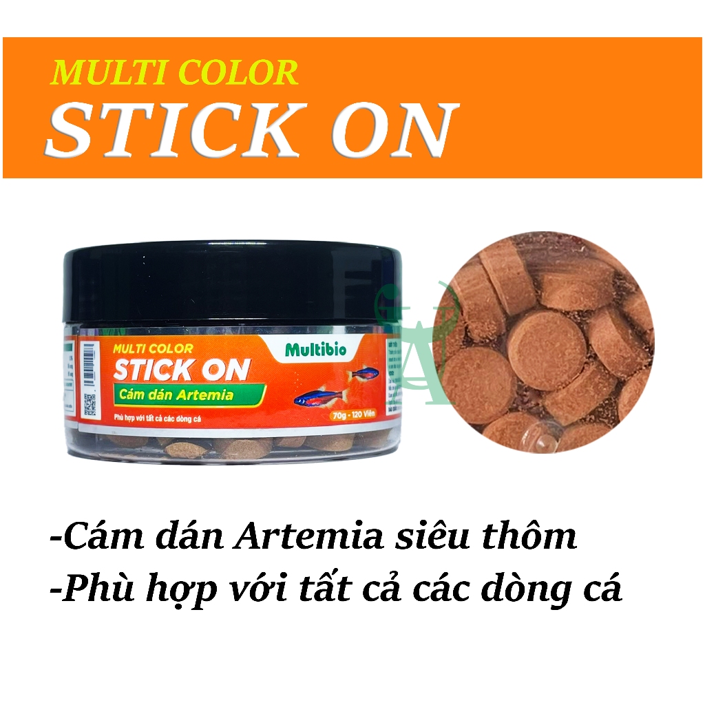 Thức ăn cám kích màu cho cá cảnh Multi Color