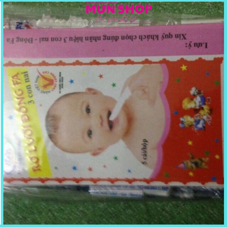 1 hộp rơ lưỡi đông fa cho bé