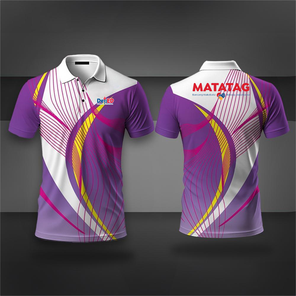 Deped Matatag Polo Uniform Sublimation Polo-shirt For Men And Woemn 