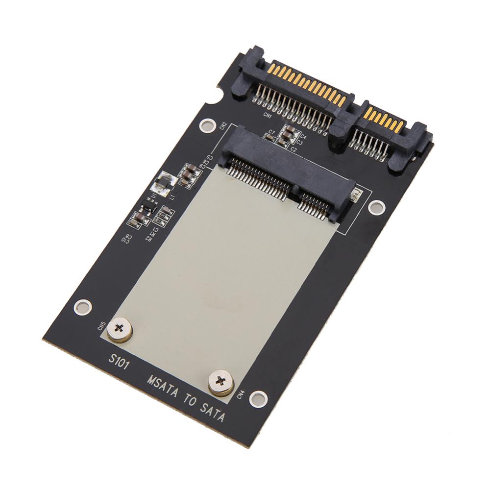 Bộ chuyển đổi SATA mSATA SSD đến 2,5 inch Cạc mạng thẻ chuyển đổi máy tính