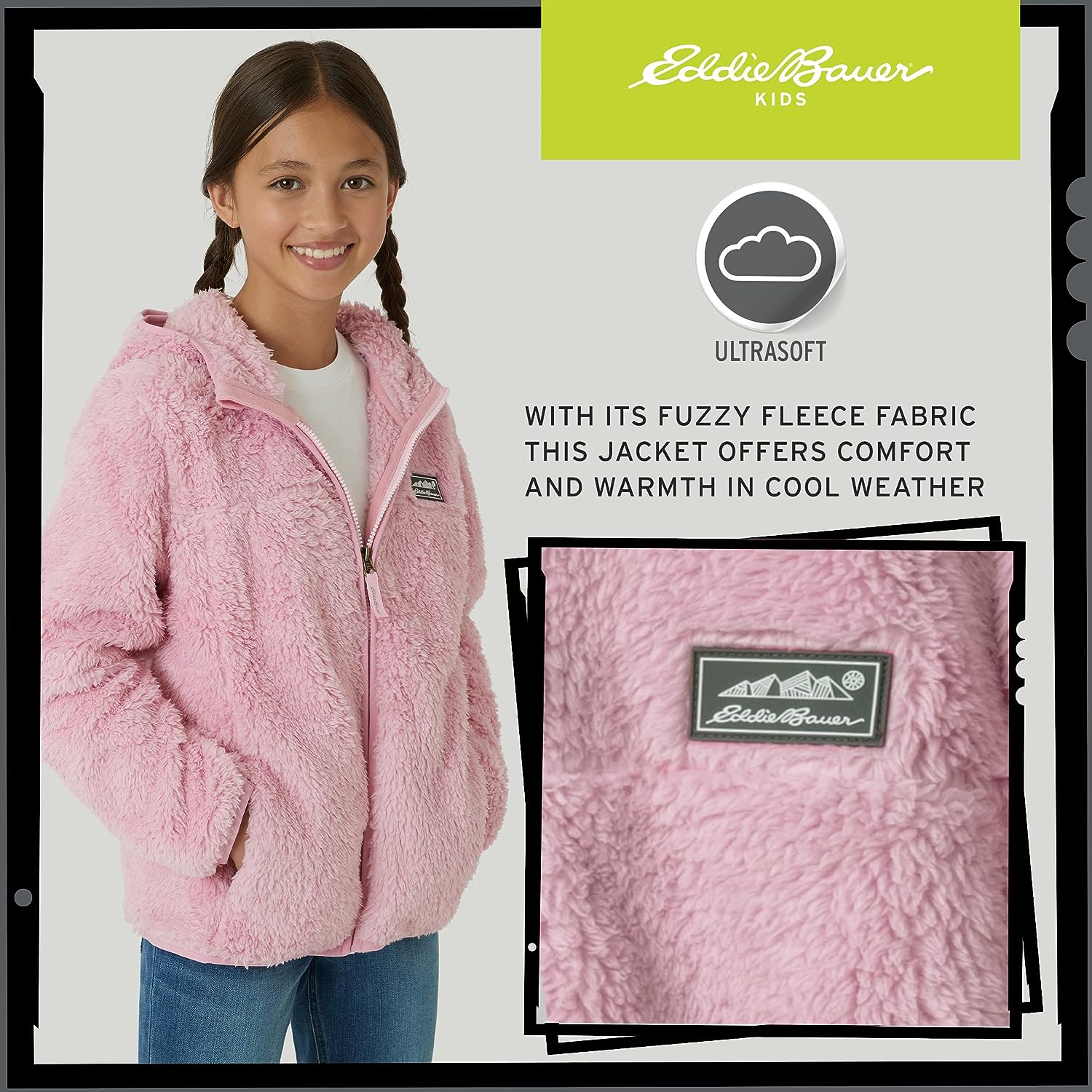 eddie bauer fuzzy jacket