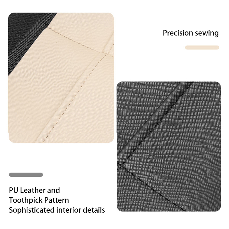 Car Storage Pocket PU Leather Auto Organizer Seatback Hanging Bag