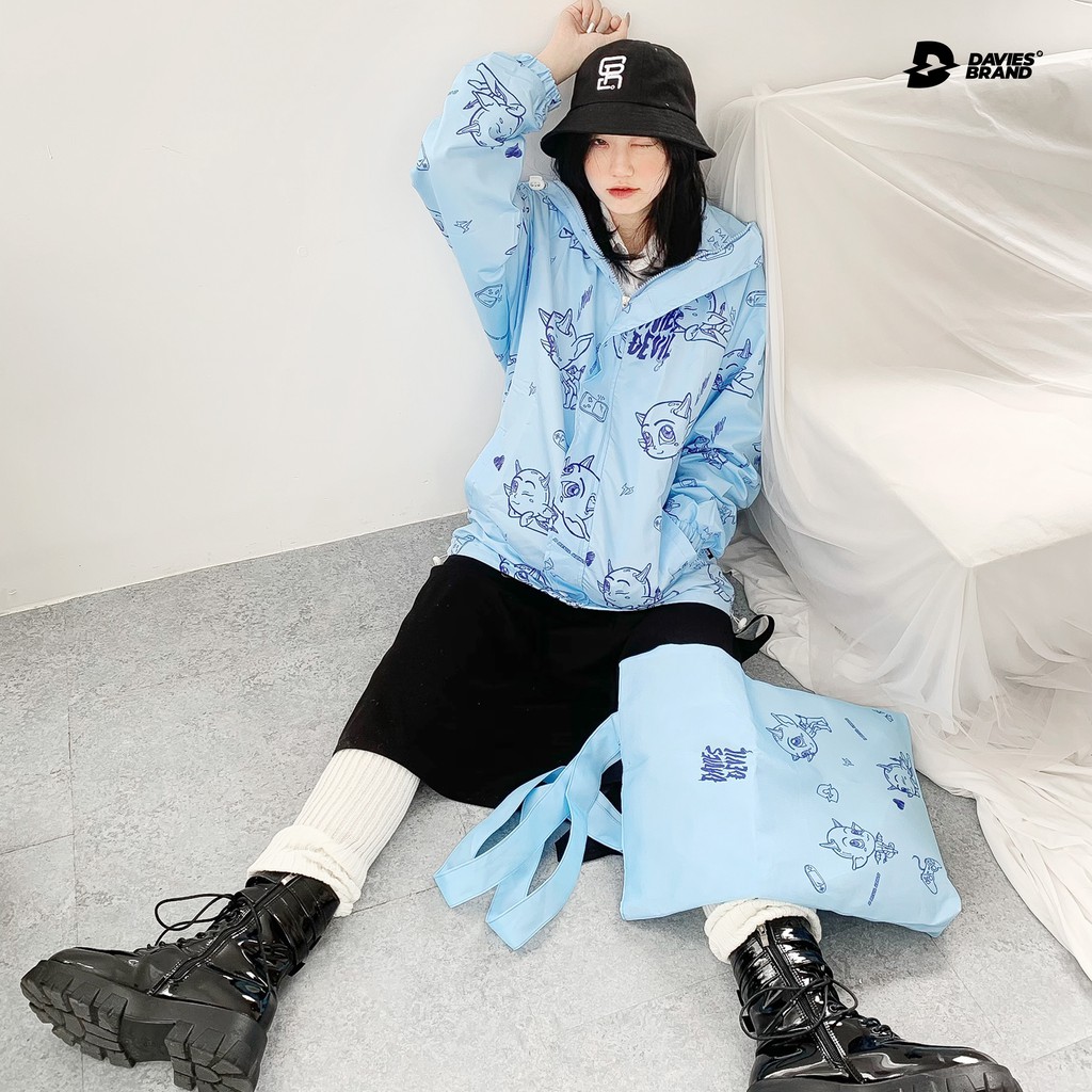 Áo khoác Davies nam nữ DSS Jacket D Devil SS2 - Blue - S