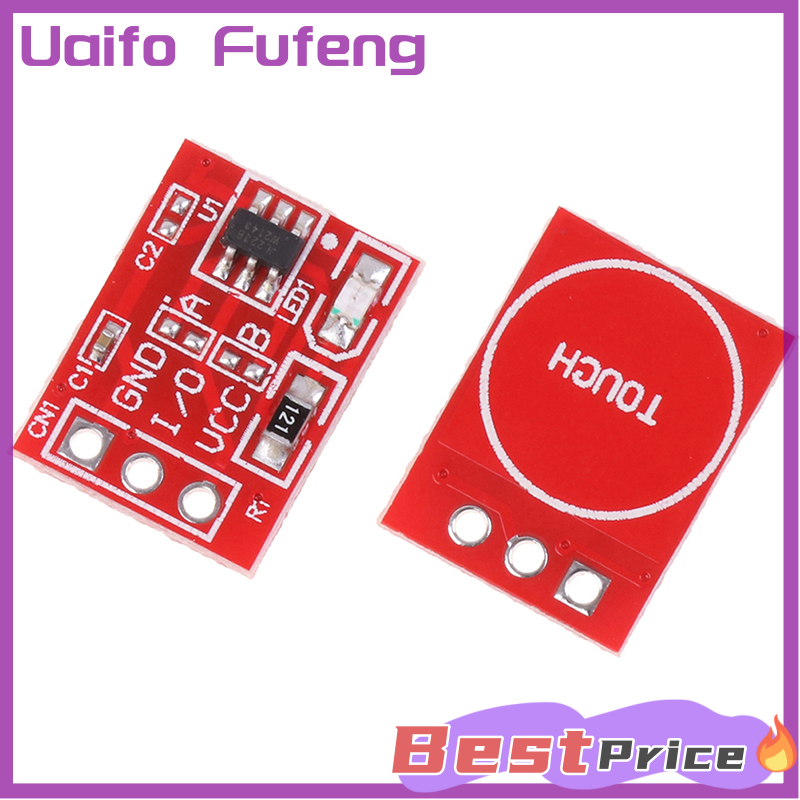 Uaifo 10PCS TTP223 Touch Button Switch Capacitive Sensor Module Self-Locking