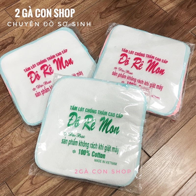 LÓT TÈ CHỐNG THẤM DOREMON CHO BÉ - GIẶT ĐƯỢC