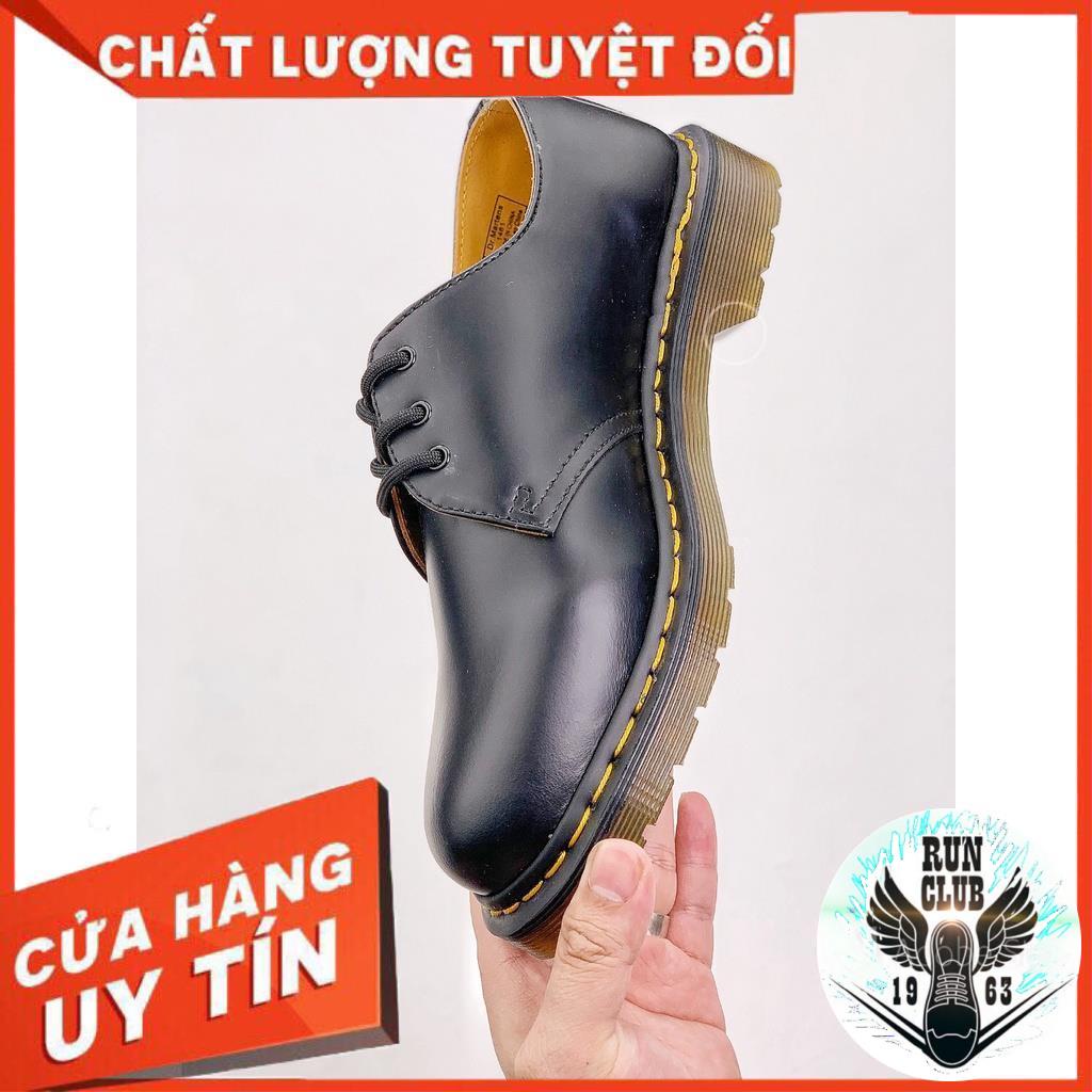 [Ảnh thật] giầy Dr.Martens đen cổ thấp thời trang nam nữ