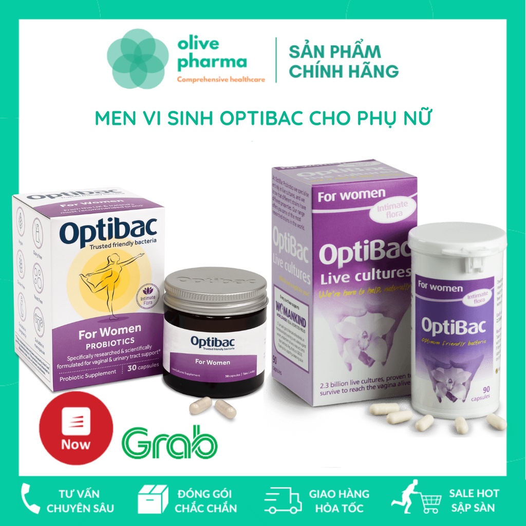 Men vi sinh Optibac tím (Optibac For Women) chuẩn nội địa UK