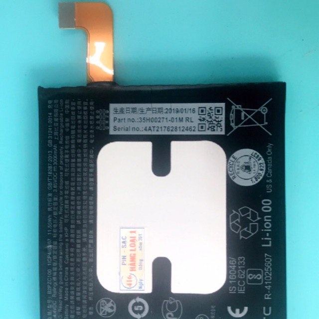 [Chuẩn zin] Pin HTC U11 bảo hành đổi mới