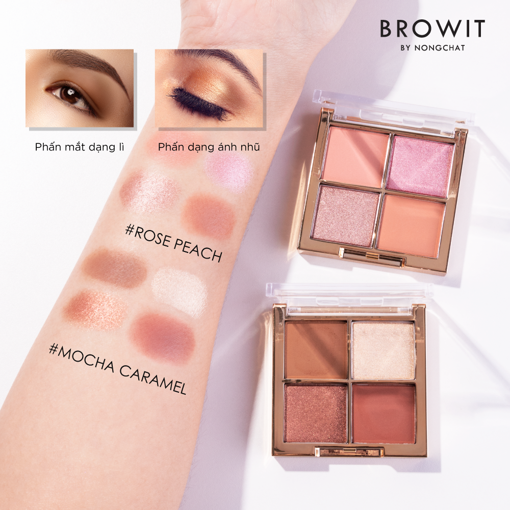 Bảng Phấn Mắt Browit Eyeshadow Palette 1g x 4Colors