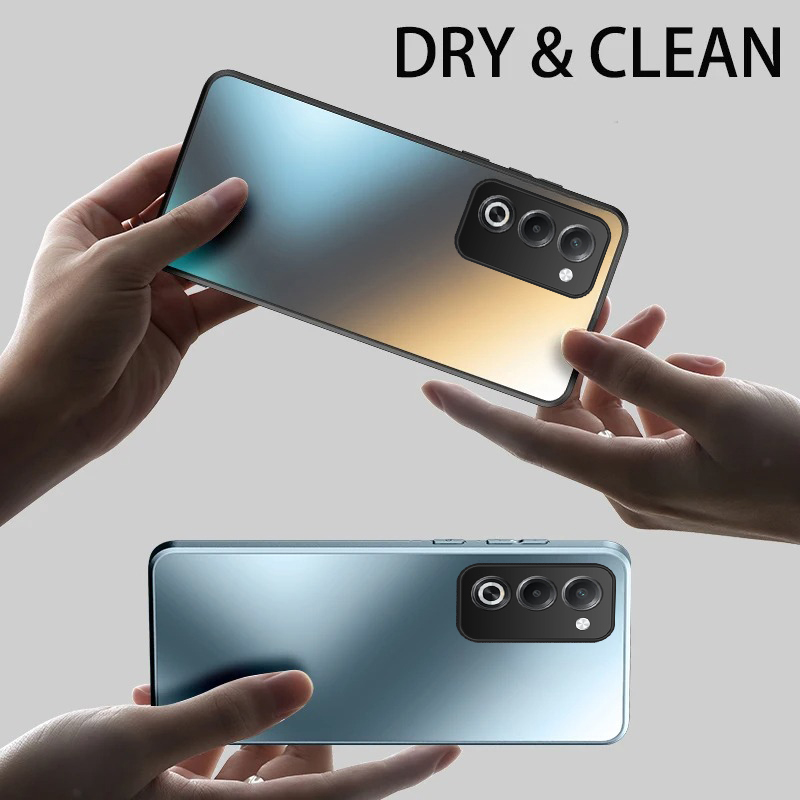 Phone case OPPO A5i Pro Shockproof Non-slip Matte meatl anti-fingerprint Hard Back cover OPPO A5 2025 Back cover.