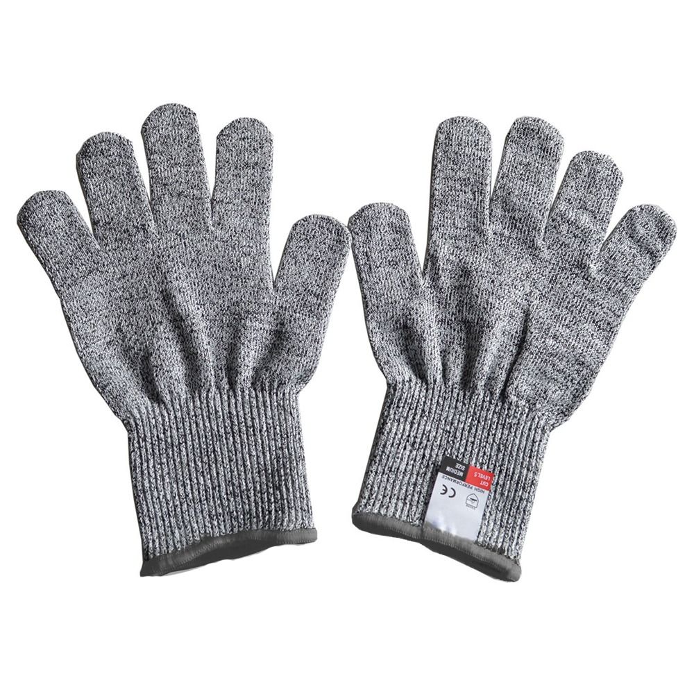 LTMGZ 1pair An toàn cấp 5 Găng tay chống cắt HPPE Độ bền cao Găng tay cắt Chống cắt Chống cắt Công nghiệp