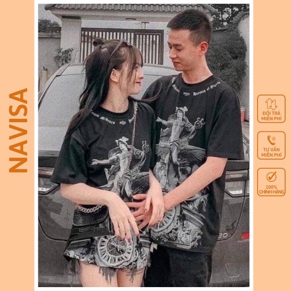 [SIÊU PHẨM ] Áo Miken Chữ Vòng Cổ Siêu Hot A67