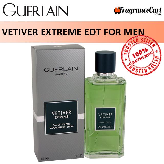 Guerlain Vetiver Extreme EDT for Men (100ml) Paris Eau de Toilette Intense  Green [100% Authentic Perfume/Fragrance]