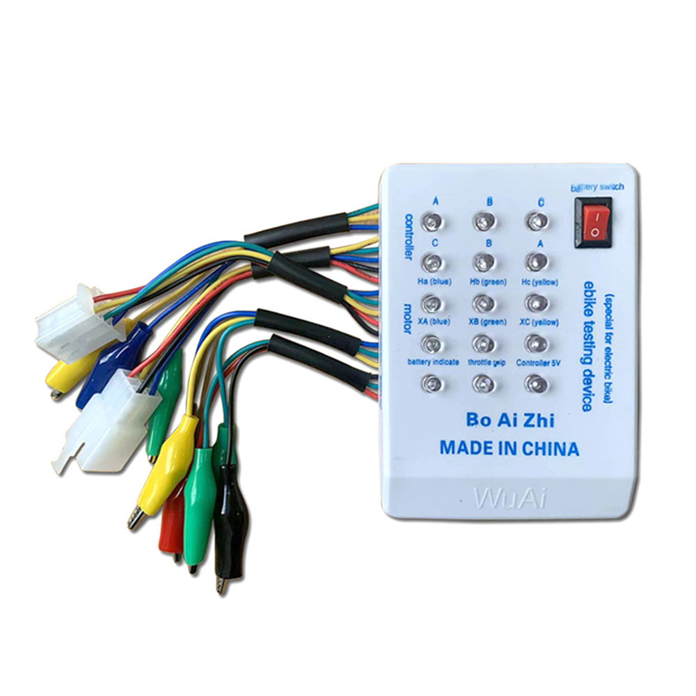 Brushless Motor Tester Ebike Testing Device Car Repair Tool Universal Electric Vehicle Controller Detector Hall Tester