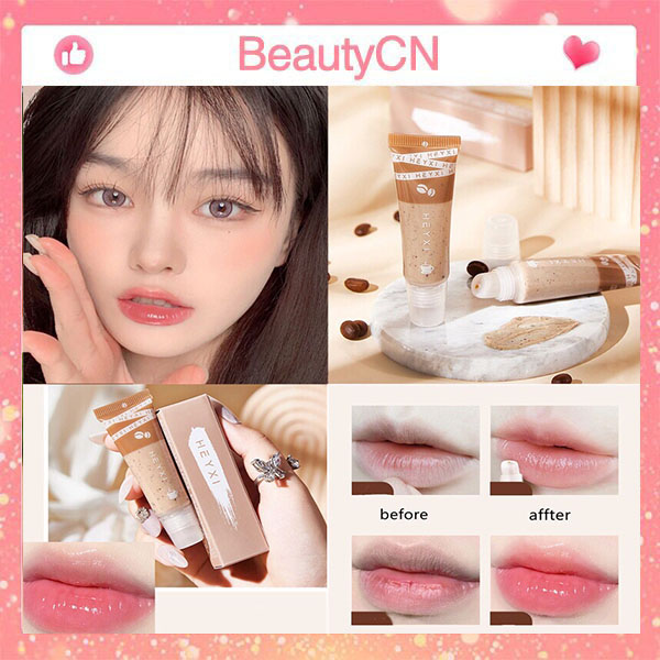 Tẩy Da Chết Môi Heyxi Cafe CoffeeMoisturizing Lip Scrub giúp Dưỡng ẩm