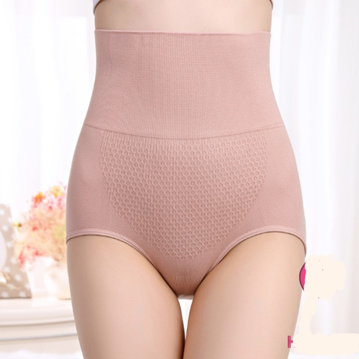 Quần Lót Cạp Cao Kháng Khuẩn Cho Mẹ (Màu Da)