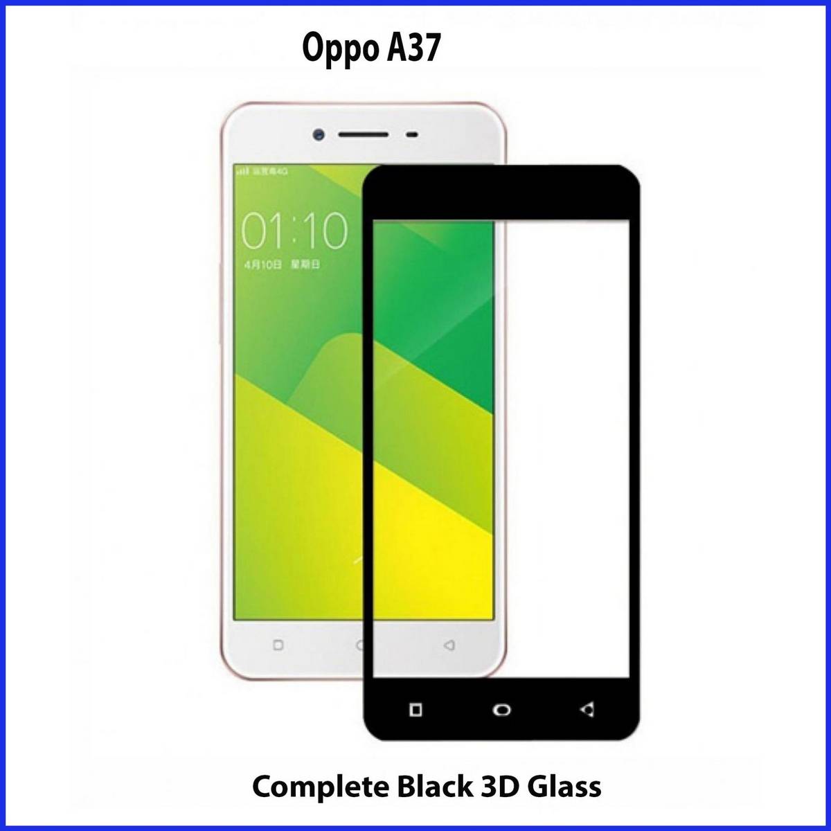 Oppo A37 Full Black 9D5D6D10D11D21D Tempered Glass Screen Protector Full Glue Edge To Edge For Oppo A37