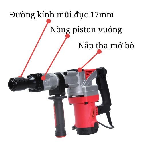 Máy đục bê tông KM-0835 17 ly Kenmax