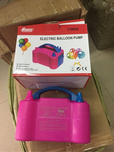 Máy bơm bóng bay 2 quả cùng lúc