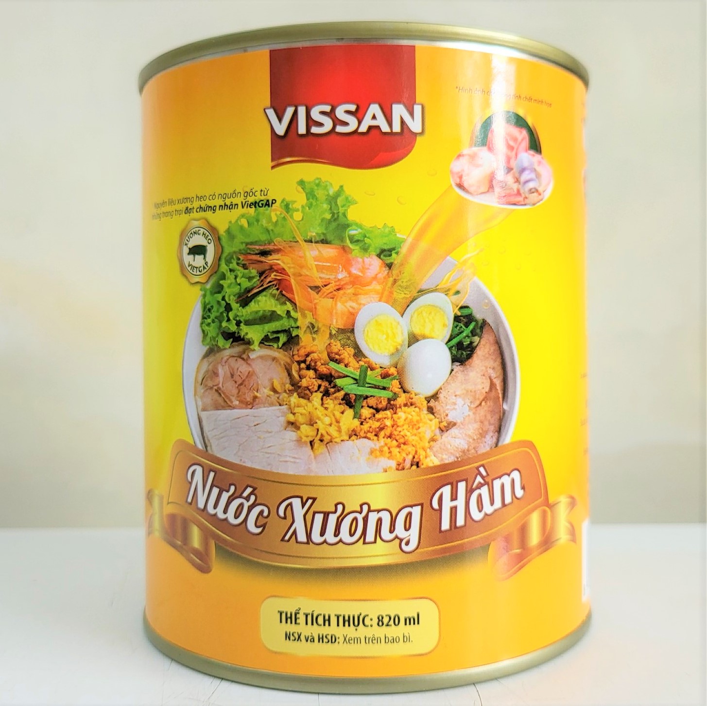 Nước xương hầm thịt heo vissan pork bone broth