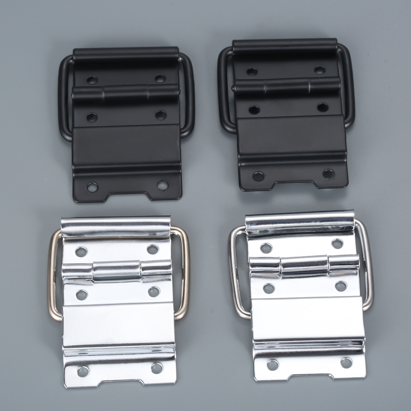2pcs%20Sliver/black%20Cabinet%20Hinges%20Flight%20Case%20Doors%20Tool%20Boxes%20Lockers%20Support%20Hinge%20Suitcase%20Fitting%20Air%20Box%20Accessories%206%20Hole%20-%20Image%203
