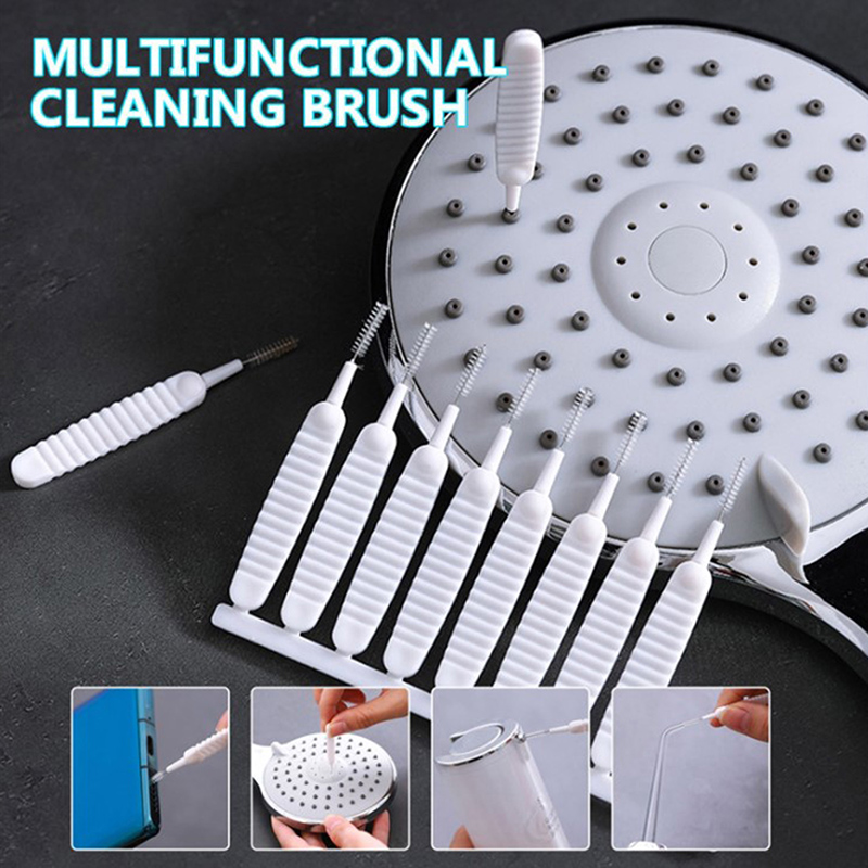Pintuilao Shower Nozzle Cleaning Brush 10 Sets Of Shower Pore Gap Cleaning Brush