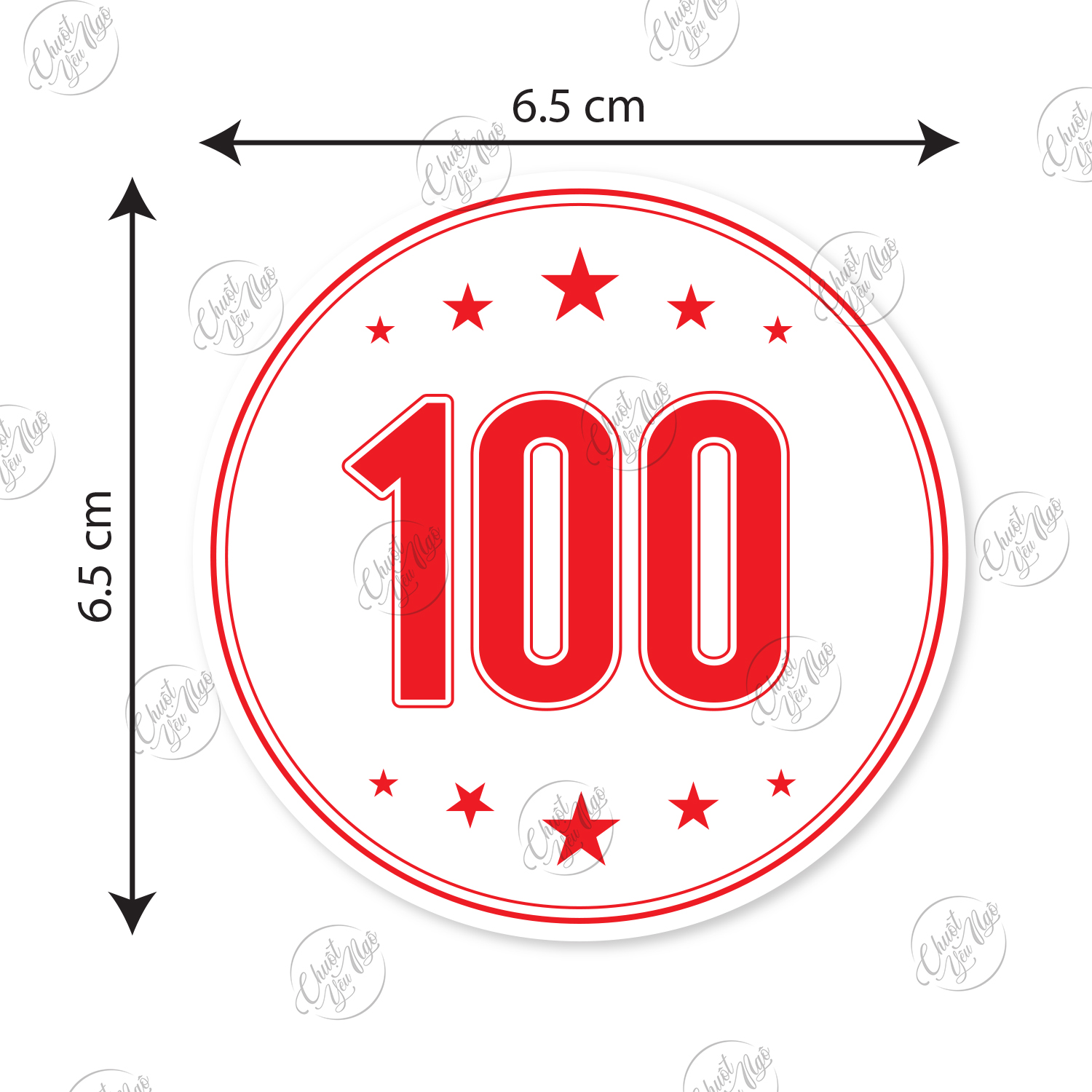 Waterproof checkered number sticker set with glue available