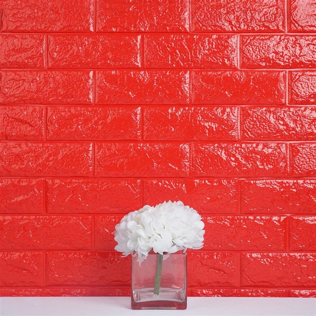 Classic 3D Decor Bathroom Foam Bricks Wall Wallpaper Self Adhesive Wall