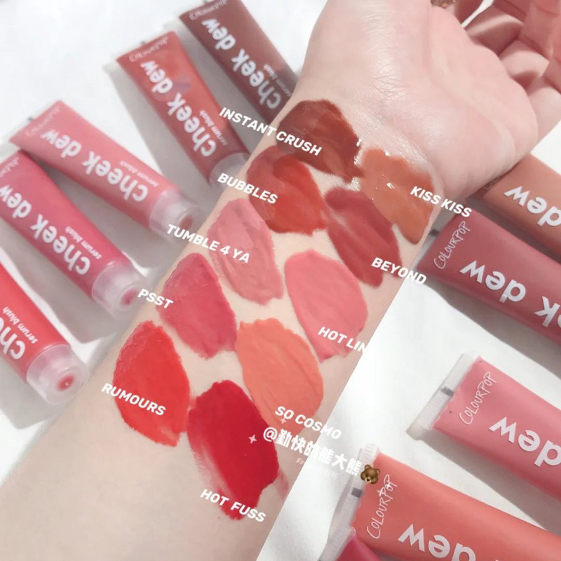 Má hồng kem Colourpop Cheek Dew Serum Blush
