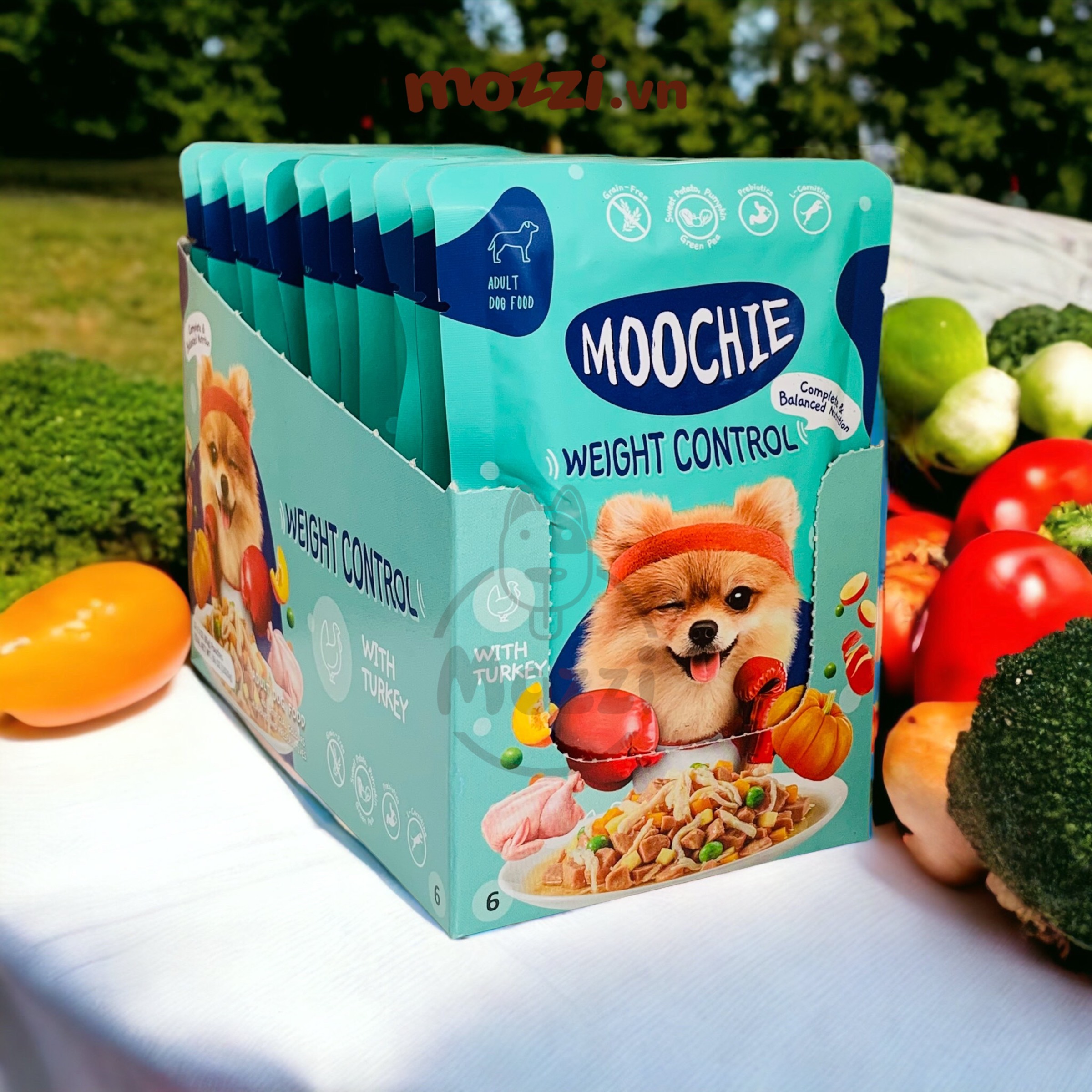 Pate Moochie gói 85gr cho chó