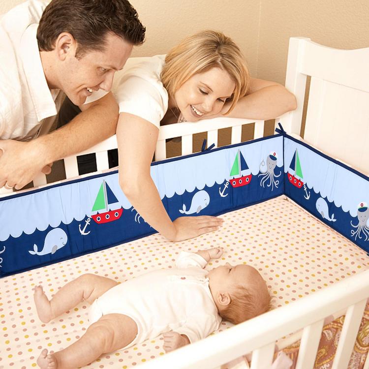 Crib best sale rail cushions