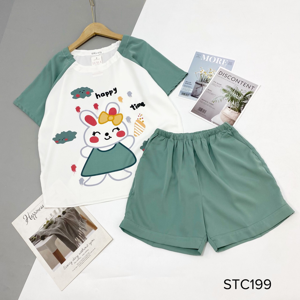 Bộ pijama đùi lụa mango cao cấp có size