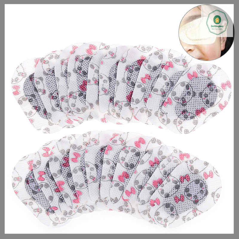 【Jettingbuy】 Hot Sale 20pcs Cartoon Kids Crossed Lazy Eye Amblyopia Disposable Adhesive Eye Patches