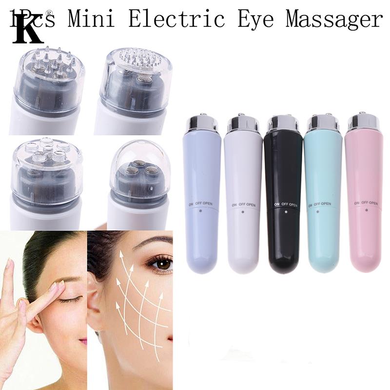 Mini Message Device 4 in 1 Mini Massage Device Pen 4 head Electric Eye Massager Facials ...