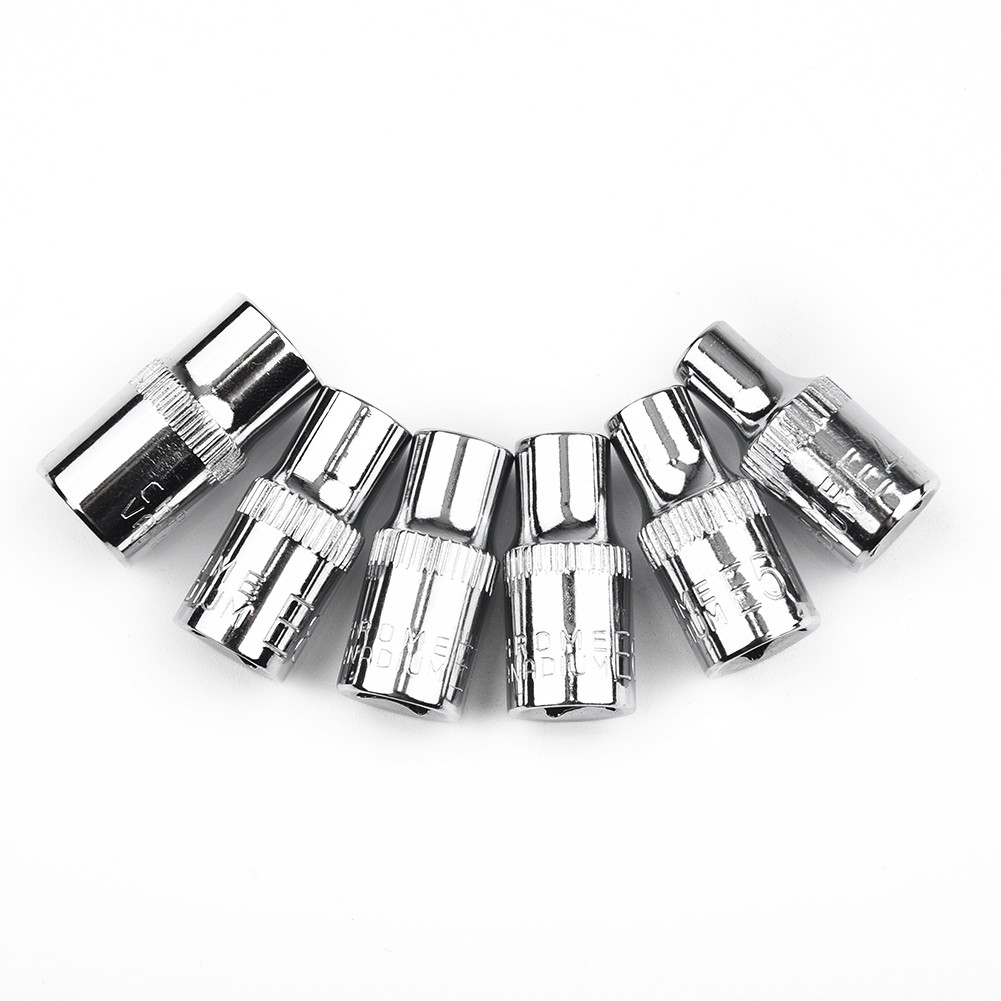 HOMETOOL Versatile 6 Piece E4 E5 E6 E7 E8 E10 Torx Star Female Bit E Socket Set