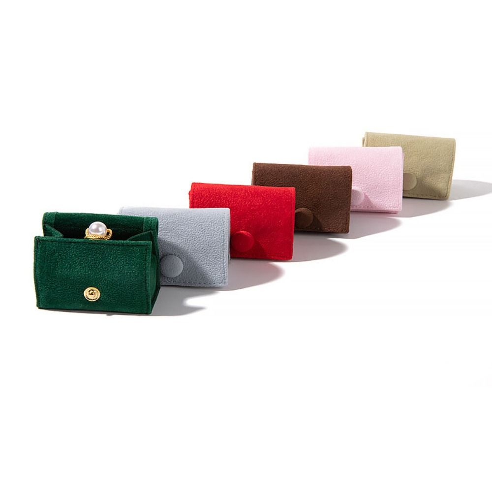 Corduroy Women Jewelry Box Necklaces Case Mini Jewelry Organizer Simple Multi-functional Jewelry Case Women.