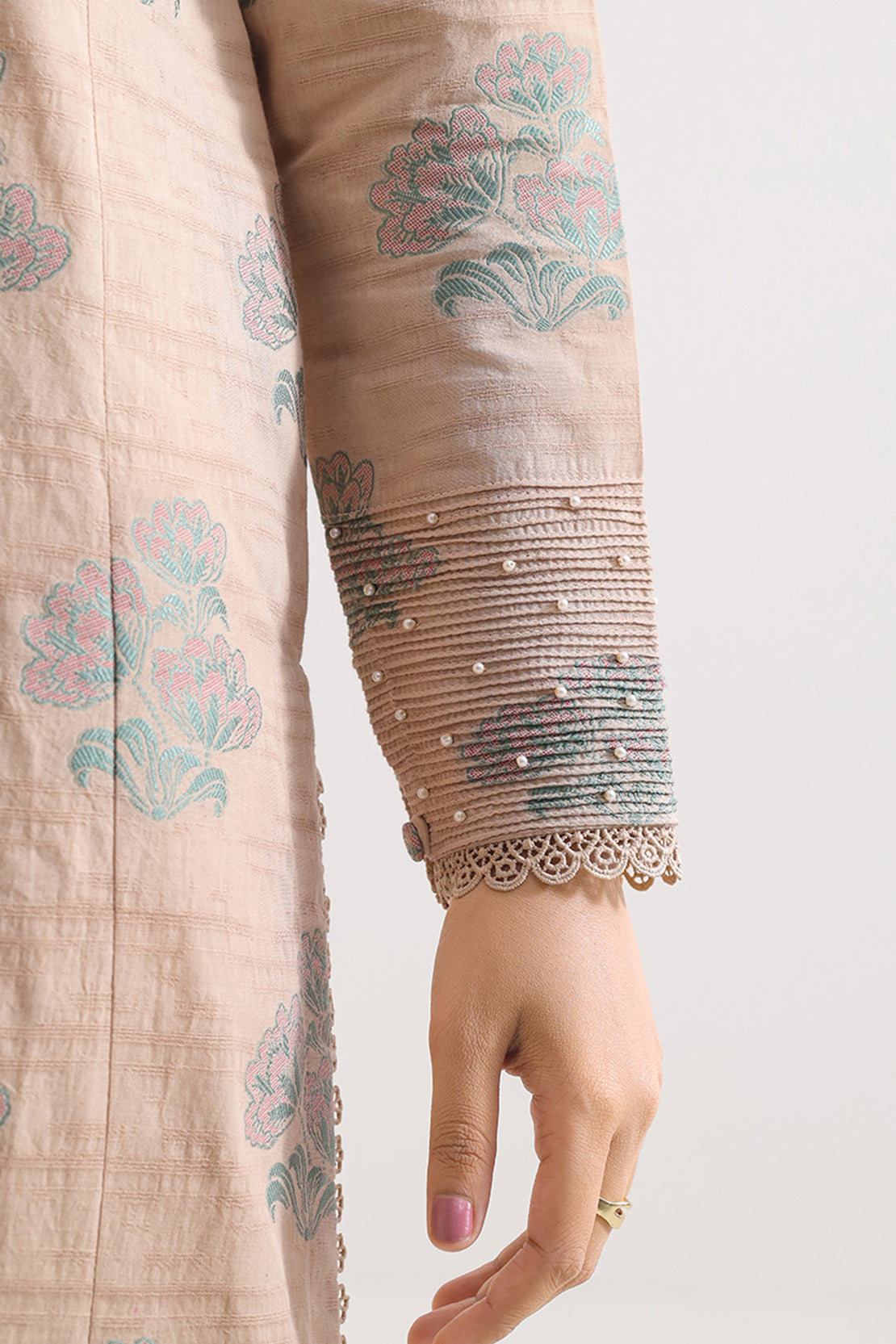 Saya Unstitched Jacquard Cotton 3 Piece Suit For Women - Unstitched Fabric For Women - ALL SEASON 2026 FLORA VOL1. 