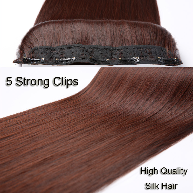 Phần mở rộng tóc dài thẳng có kẹp cực dài 100cm dành cho nữ