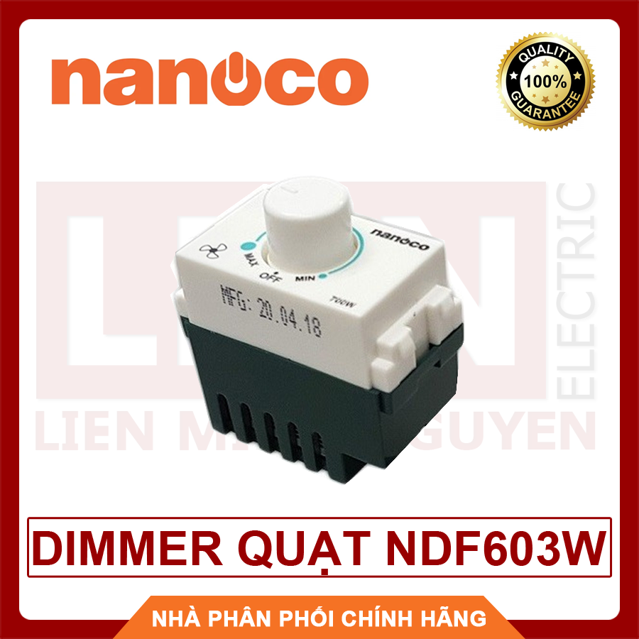 Nano/panasonic dimmer quạt 700w wide ndf603w - hàng chất lượng - bh 12 tháng