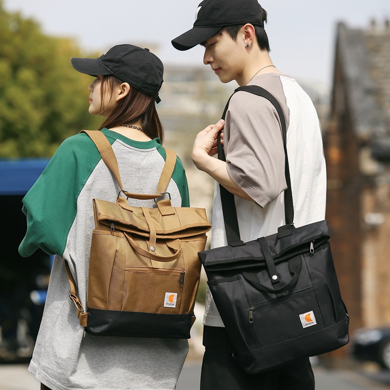ELACCENT Men's backpack Multifunctional shoulder bag fashion retro large capacity nylon backpack computer backpack outdoor backpacks