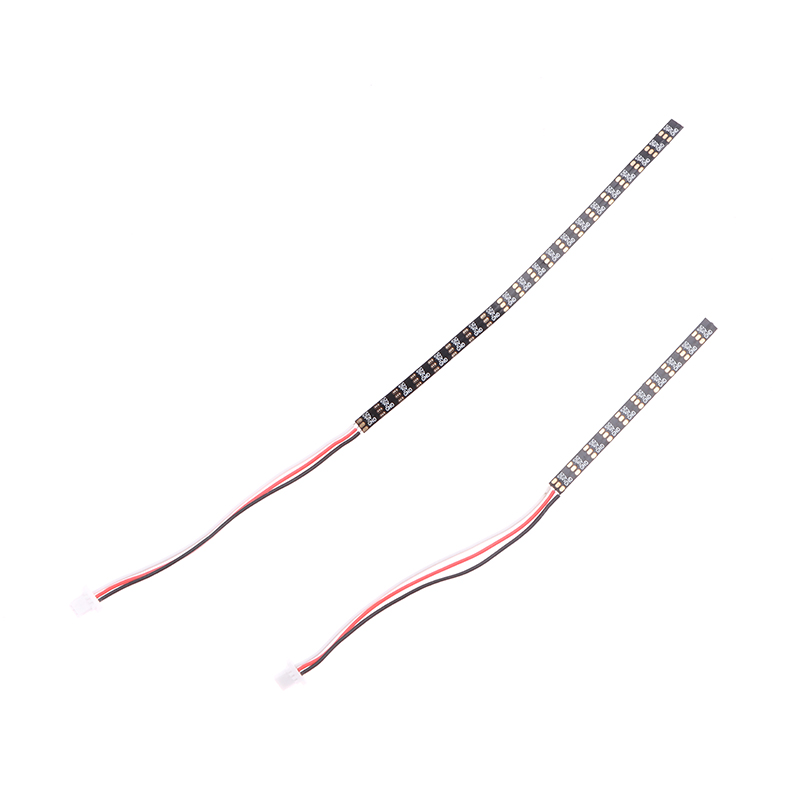 WS2812 Chip 3.5mm Width 5V Flexible Strip Board Built-in 10 / 20pcs RGB LED IC 50 / 100mm Length For RC FPV Racing Drones. 