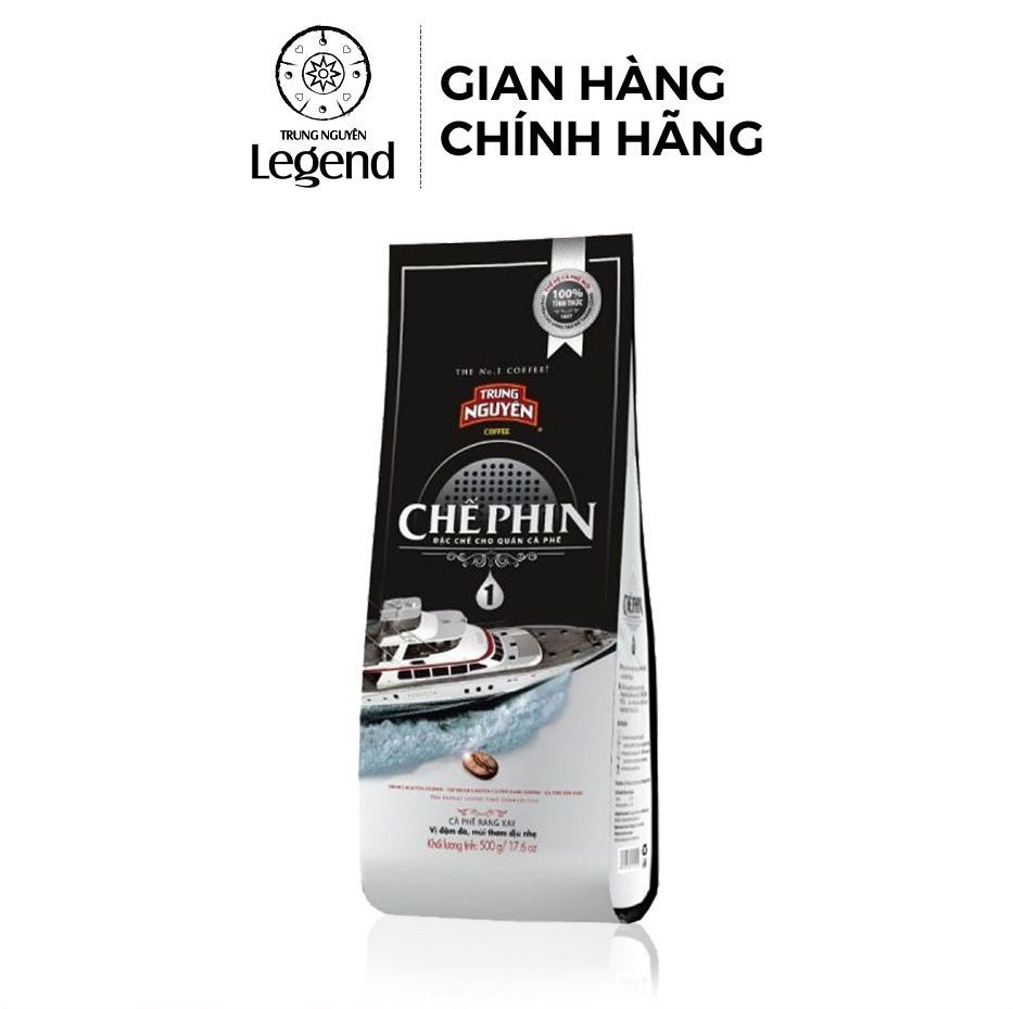 Trung Nguyên Legend Cà Phê Rang Xay Chế Phin 1 – Gói 500gr – Gu Mạnh, Đắng Gắt, Chuẩn Cà Phê Việt