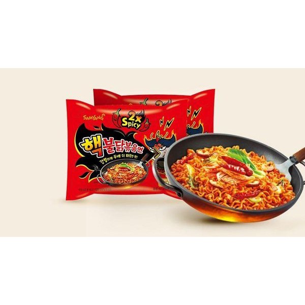 Mì khô gà cay Samyang 2x Spicy 140g