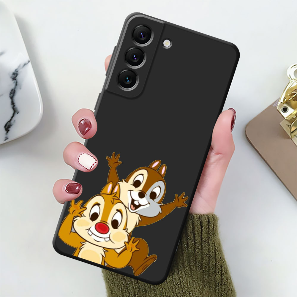 TAHANgTA Hot Sale New style Disney Chips And Dale Phone Case for Samsung Galaxy S24 Ultra S21 S20 FE S23 FE S10 S22 Plus Note 20 Ultra 10 Cover.