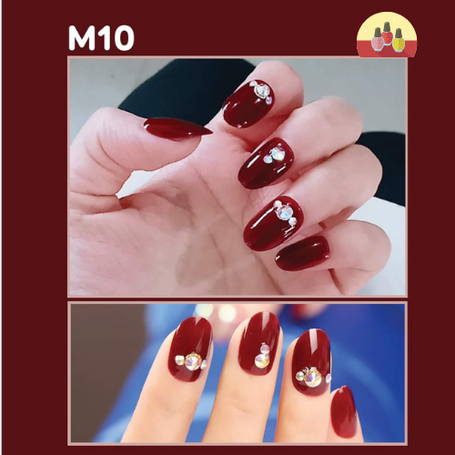 Bộ 24 Móng Tay Giả Chống Thấm Nước M10