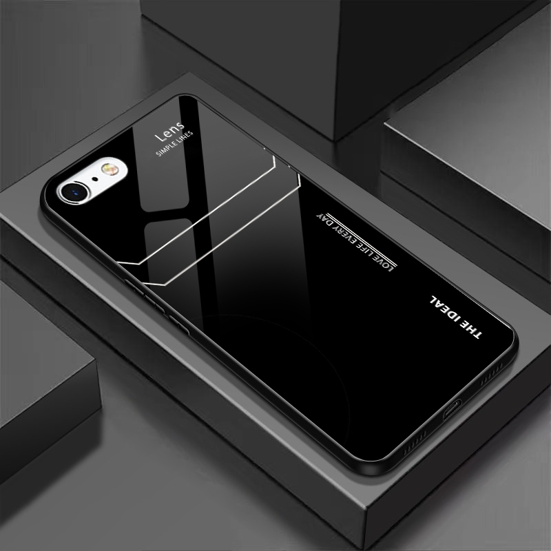 Ốp lưng iphone 6, 6s, 6 plus, 6s plus, 7, 8, 7 plus, 8 plus mặt lưng kính, chống sốc, thiết kế riêng