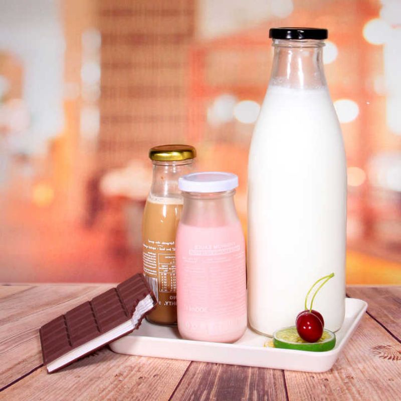 CHAI THỦY TINH TRÒN 1000ML NẮP THIẾC (CHAI 1L)