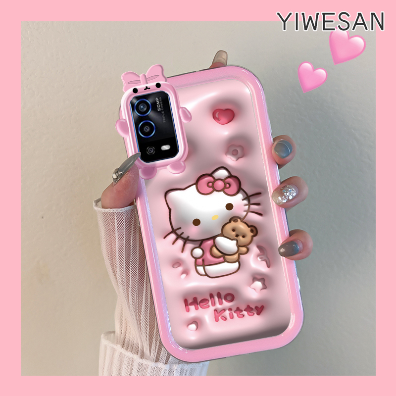 YIWESAN Casing Ponsel untuk OPPO A55 5G A16 A16S A53S 5G A54 A54S